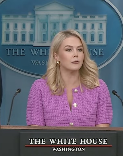 Karoline-Leavitt-en-la-Casa-Blanca Trump pierde a su portavoz Leavitt a tres meses de las midterms