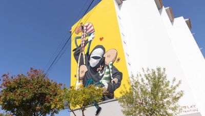 808547248_1573451808156421_6025782557367339882_n-1 Festival de Arte Urbano ‘Infinito en Cascais con ocho artistas y cuatro murales
