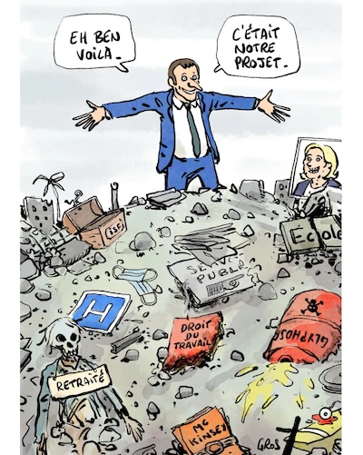 Francia-estudiantes-Vineta-anti-Macron Francia: el movimiento de estudiantes se extiende a cientos de liceos