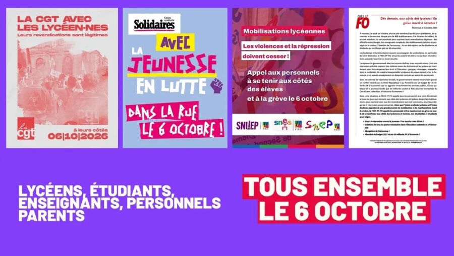 Francia-estudiantes-movilizacion-sindical-900x507 Francia: el movimiento de estudiantes se extiende a cientos de liceos
