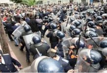 Una pasada intervención policial en el campus de Agadir.