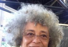 La histórica activista de los derechos civiles de Estados Unidos, Angela Davis. Crédito: A.D. McKenzie