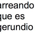 Arreando que es gerundio