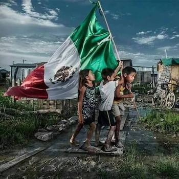 Bandera-Mexico-niños México, cada día más peligroso