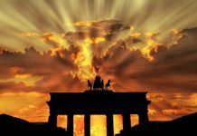 Berlin puesta de sol