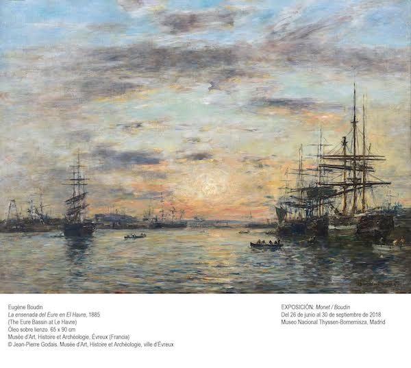 Boudin-El-Havre-600x537 Claude Monet y Eugène Boudin, obras paralelas