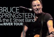 Cartel de la gira "River tour" de Bruce Springsteen