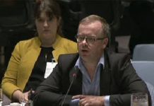 Christophe Doloire, secretario general de RSF, en la ONU