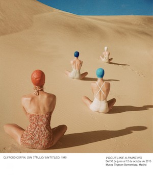 CliffordCoffin-1949-GRNDmodelos-playa Fotografías de moda  de "Vogue" en el Thyssen de Madrid