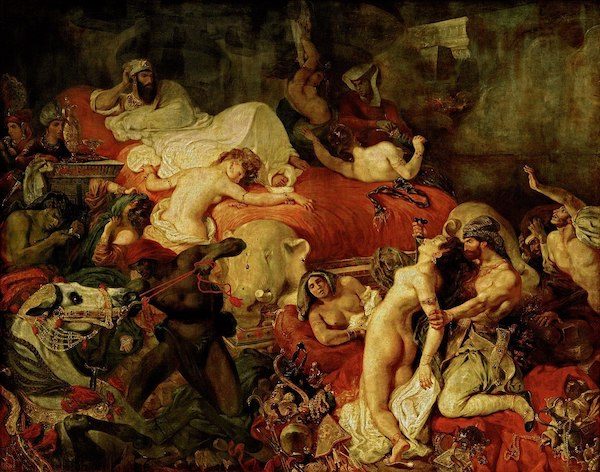 Delacroix-La-muerte-de-Sardanápalo-600x472 Delacroix: color y actualidad en el 220 aniversario de su nacimiento