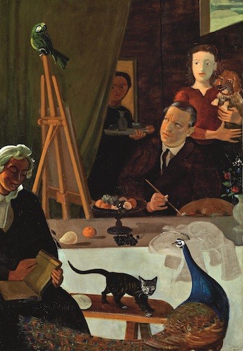 Derain-El-pintor-y-su-familia-1939 Derain, Balthus y Giacometti en la Fundación Mapfre de Madrid