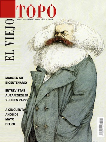 El-Viejo-Topo-Portada-364-MAY2018 "El Topo" de mayo viene con Marx y Mayo del 68