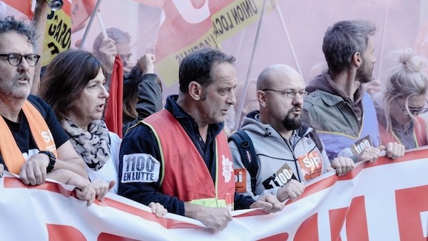 En-guerre-escena-pancarta Cannes 2018: «En guerre» de Stéphane Brizé, en competición