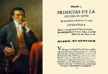 Eugenio Espejo lannzó el primer ejemplar de Primicias de la cultura de Quito en 1792. Foto: Archivo Andes