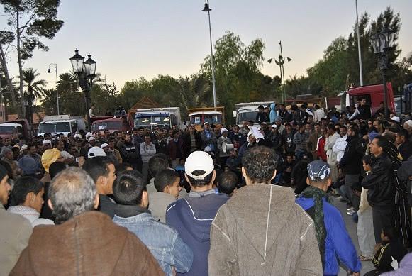 Figuig-protestas-vecinos La población fronteriza marroquí de Figuig rechaza una instalación militar