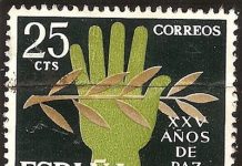 Franco sello 25 años de paz
