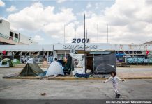 Grecia refugiados aeropuerto Elliniko
