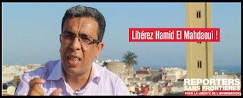 Hamid-El-Mahdaoui-RSF Periodismo en Marruecos: Hamid el Mahdaoui condenado a tres años de cárcel