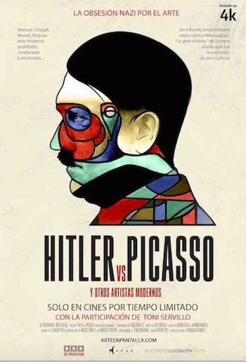 Hitler-versus-Picasso-poster “Hitler vs Picasso. Y otros artistas modernos”, un sofisma macabro