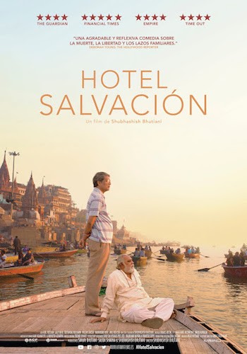 Hotel-Salvación-cartel "Hotel Salvación ", comedia fúnebre a orilla del Ganges