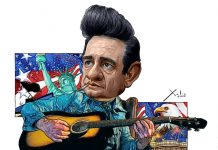Johnny Cash por Xulio Formoso
