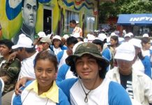 Jovenes en un acto de lanzamiento de un programa de juventud, migración y empleo Foto: PNUD Nicaragua