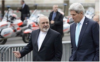 Kerry-y-Zarif-en-Ginebra-2013 Dimisión del ministro de exteriores iraní abre crisis mundial