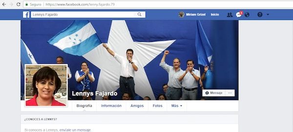 Lennys-Fajardo-facebook-600x271 Periodismo en Honduras: acoso en las redes sociales
