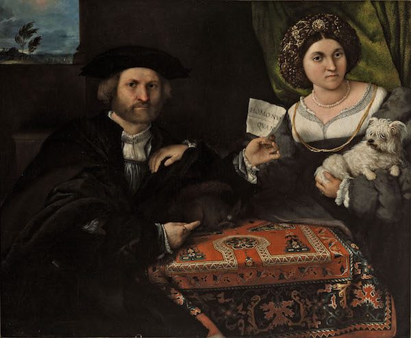 Lotto-Retato-de-matrimonio-600x493 La segunda resurrección de Lorenzo Lotto