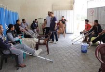 Consultorio de Médicos Sin Fronteras en Gaza