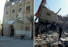 MSF: hospital de Maarat al Numan, en Idlib, Siria, antes y después del ataque.