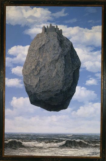 Magritte-The-castle-of-the-Pyrenees Surrealismo y dadaísmo protagonizan una exposición en Madrid