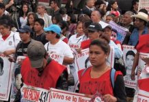 Marcha por los desaparecidos en México