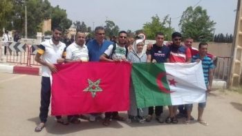 Marruecos-Argelia-manifestantes-abrir-fronteras-350x197 Periodista detenido tras cubrir un acto para abrir la frontera entre Argelia y Marruecos