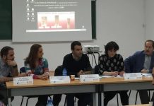 Mesa de debate "El empoderamiento ciudadano ante los procesos de manipulación mediática" organizada por el SPA-FeSP en el marco del I Congreso Internacional Comunicación y Pensamiento celebrado en Sevilla
