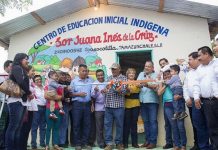 México: el SNTE inaugura un aula de educación indígena bilingüe en Coaxcotitla