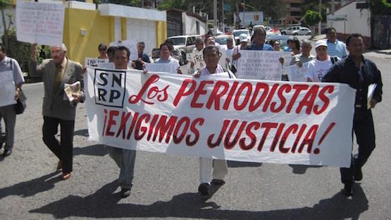 Mexico-marcha-periodistas Asesinado en México el periodista Edgar Hernández García
