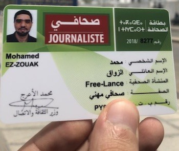 Mohamed-Ez-Zouak Periodismo en Marruecos: presión social para tener carné de prensa