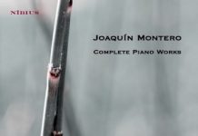 Cubierta del CD dedicado a Joaquín Montero, con Pedro Piquero, al piano, por Nibius