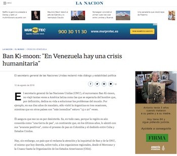 ONU-Venezuela-crisis-humanitaria En español: decir crisis humanitaria es una impropiedad