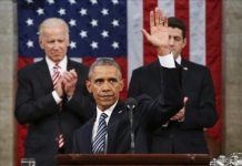 El presidente de Estados Unidos, Barack Obama, durante su intervención este martes en la sede del gobierno. Foto: ANDES/AFP