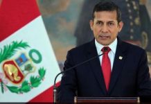 Ollanta Humala, presidente de Perú