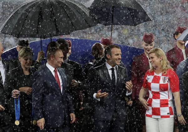 Putin-Macron-Kolinda-Grabar-Kitarovic Claros y oscuros de Kolinda Grabar-Kitarovic, presidenta de Croacia