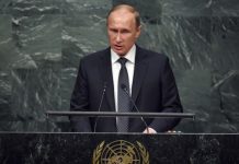 Putin en Naciones Unidas en septiembre de 2015