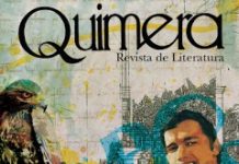 Portada de la revista de literatura Quimera, marzo de 2016