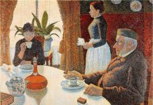 Signac: el desayuno, 1886-1887