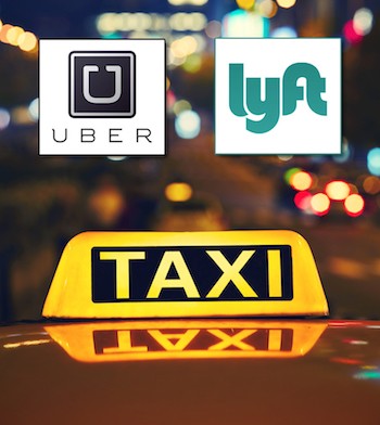 Taxi-Uber-Lyft Uber y Lyft sumen a los taxistas en la pobreza y la desesperanza