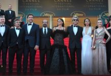 Dirección y actores de "Todos lo saben" en la alfombra roja que inaugura Cannes 2018