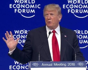 Trump-Davos-2018-350x278 Davos, segunda lectura de un foro que ya no puede cambiar el mundo