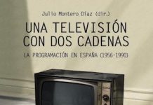 Una televisión con dos cadenas portada